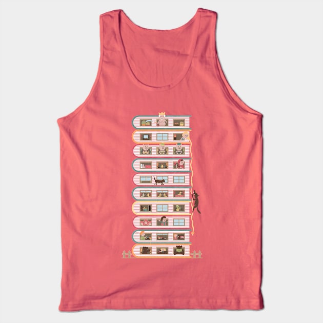 10 Stories High Tank Top by HandsOffMyDinosaur